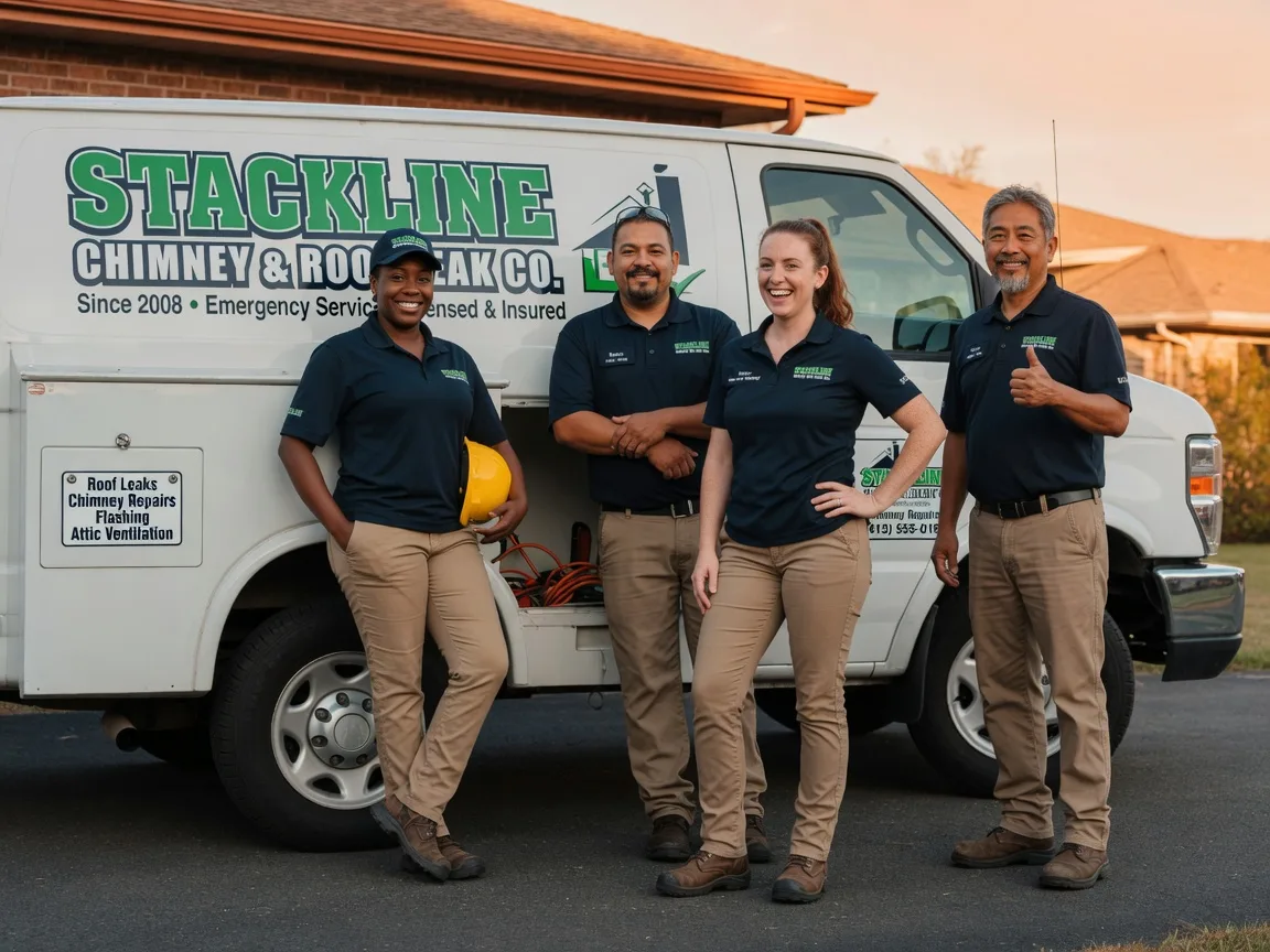 Chimney flashing repair company in Harrisville, MS